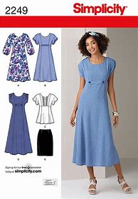 Image result for Sewing Patterns Plus Size Dresses