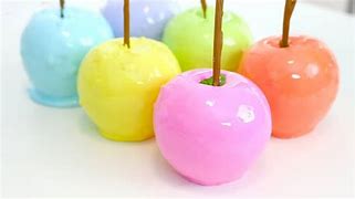 Image result for Rainbow Candy Apples