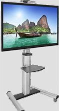 Image result for LED TV Portable Stand