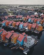 Image result for Coloured Houses Netherlands