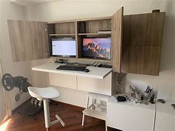 Image result for Desk Hidden in Living Room