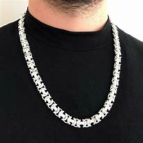 Image result for Male Silver Chain
