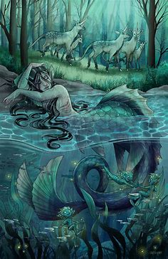 Pin by jimmy croutons on inspiration | Dark fantasy art, Mythical creatures art, Mermaid artwork
