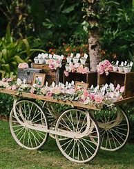 Image result for Outdoor Country Wedding Favors Table