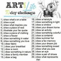 Image result for 30-Day Drawing Prompts