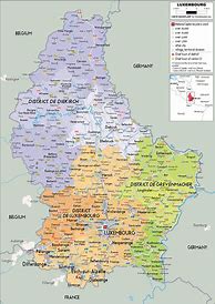 Image result for A Map of Luxembourg