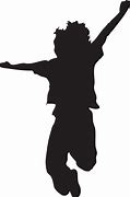 Image result for Boy Jumping Silhouette