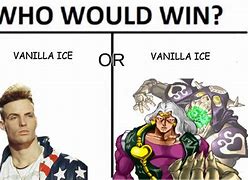 Image result for Vanilla Ice Meme Jojo