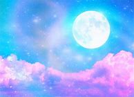 Image result for Kawaii Pastel Moon Background