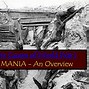 Image result for Mania WW1