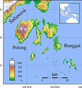 Image result for Peleng Island Map
