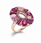 Image result for Pink Sapphire Rose Gold Ring