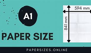 Image result for A1 Paper Size mm