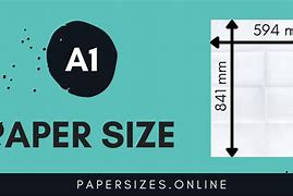 Image result for A1 Paper Size Dimensions
