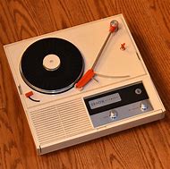 Image result for Vintage Battery Powered Record Player