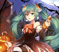 Image result for Halloween Pastel Anime Girl