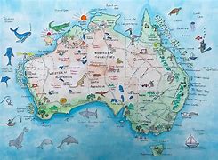 Image result for A3 Map of Australia
