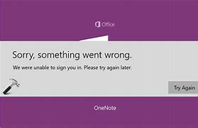 Image result for OneNote 2016 Close App Error