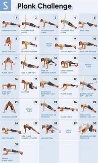 Image result for 30-Day Fitness Challenge Plank