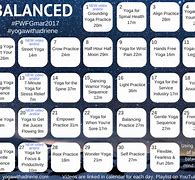 Image result for 30-Day Yoga Challenge Calendar