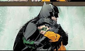 Image result for Batman Hugs Kid