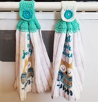 Image result for Crochet Dish Towel Tops