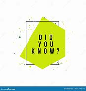 Image result for Did You Know Cut Printable