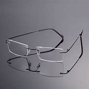 Image result for Men's Frameless Eyeglass Frames