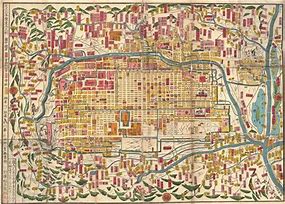 Image result for Ancient Kyoto Map