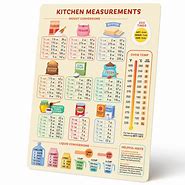 Image result for Kitchen Conversion Chart Magnet