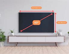 Image result for 50 Inch TV Width