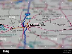 Image result for Map of Meadville PA Area