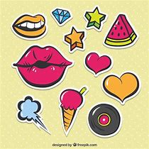 Image result for Free Pop Art Sticker SVG