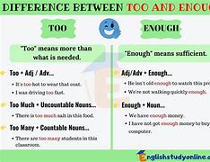 Image result for When to Use to and Too Grammar