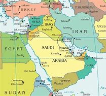 Image result for Middle East Map Kuwait