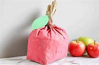 Image result for Paper Bag Apple Crafts