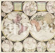 Image result for Antique World Map