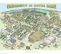 Image result for University of Notre Dame Campus Map