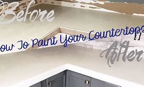 Image result for Painting Countertops with Acrylic Paint