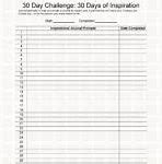 Image result for Free Printable 30-Day Challenge Self-Care
