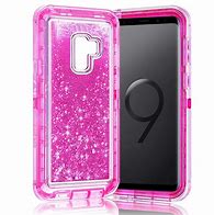 Image result for Pink Glitter Samsung S9