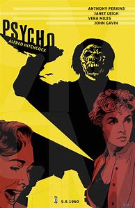 Image result for Psycho Poster 1960