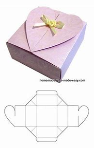 Image result for DIY Paper Gift Box Template