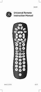 Image result for GE Universal Remote Manual 7252 6 Device