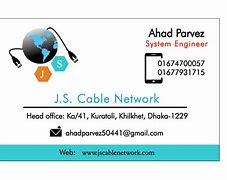 Image result for Visiting Card TV/Cable
