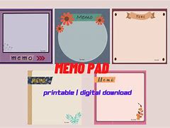 Image result for MeMO Pad Design