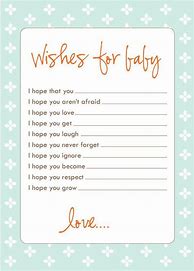 Image result for Baby Wish List