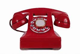 Image result for Red Landline Phone