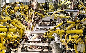 Image result for Auto Factory Robots