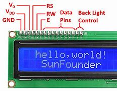 Image result for 1602 LCD Schematic